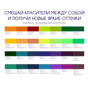 Гель-краска для волос прямого действия, желтый / Crush Color 100 мл