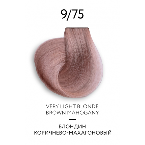 9/75 крем-краска перманентная для волос / OLLIN COLOR Platinum Collection 100 мл