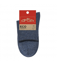 Носки с люрексом, борт руликом, Blu Melange 35-38 / ECO 256