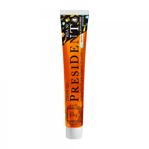 Паста зубная детская 12+ с фтором (50 RDA) / President Fresh tropic 70 гр