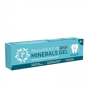 Гель для зубов детский 0+ / President Minerals Gel 32 г