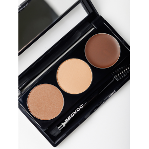 Набор теней для бровей, 01 светло-коричневый EYEBROWNS Brow Palette 3,9 гр