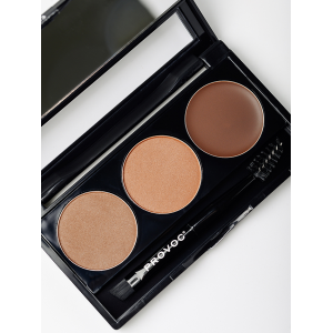 Набор теней для бровей, 03 коричневый / EYEBROWNS Brow Palette 3,9 гр