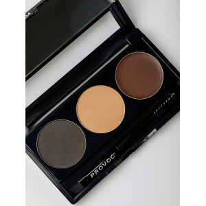 Набор теней для бровей, 04 темно-коричневый / EYEBROWNS Brow Palette 3,9 гр