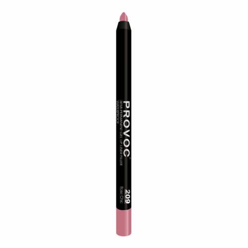 Подводка гелевая в карандаше для губ, 209 натурально-розовый темный / Gel Lip Liner Rose Chic 7 г