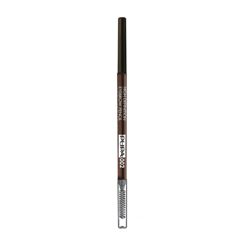 Карандаш для бровей, 002 коричневый / HIGH DEFINITION EYEBROW PENCIL