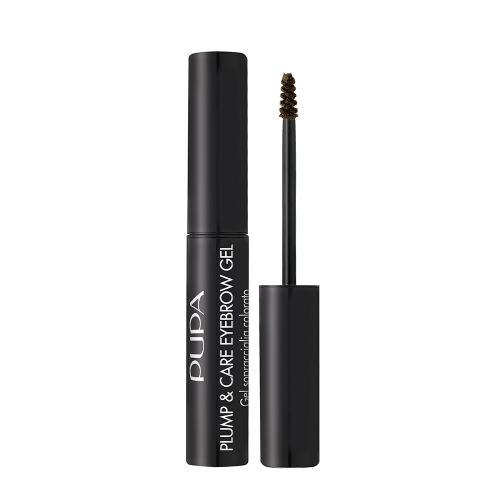Гель для бровей, тон 002 коричневый / PLUMP & CARE EYEBROW GEL 3 мл