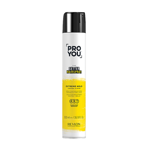 Лак экстремальная стойкость для фиксации и блеска / Setter Extreme hold control & shine Pro You 500 мл