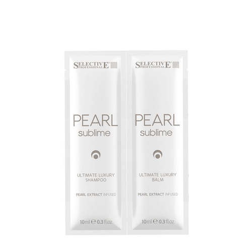 Набор для волос (шампунь 10 мл + бальзам 10 мл) PEARL SUBLIME ULTIMATE LUXURY