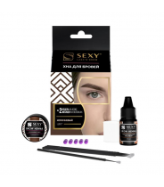 Набор для домашнего использования, коричневый / SEXY BROW HENNA 5 капсул