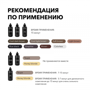 Краситель для бровей и ресниц,  коричневый / Permanent eyebrow tint brown 15 мл