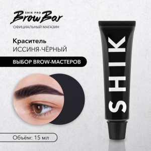 Краситель для бровей и ресниц, иссиня-чёрный / Permanent eyebrow tint blue black 15 мл