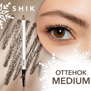 Карандаш пудровый для бровей / Brow powder pencil MEDIUM 15 гр