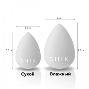 Спонж для макияжа большой, белый / Make-up sponge