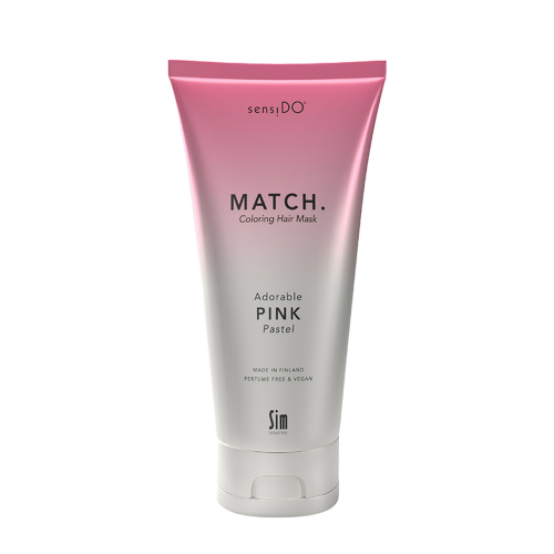 Маска оттеночная розовая / SensiDo Match Adorable Pink 200 мл