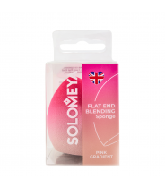 Спонж для макияжа со срезом, розовый градиент / Solomeya Flat End blending sponge Pink Gradient 1 шт