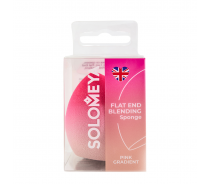 Спонж для макияжа со срезом, розовый градиент / Solomeya Flat End blending spong..