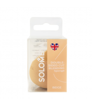 Спонж для макияжа с двойным срезом, бежевый / Solomeya Double-Sided Cut blending sponge Beige 1 шт