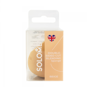 Спонж для макияжа с двойным срезом, бежевый / Solomeya Double-Sided Cut blending sponge Beige 1 шт