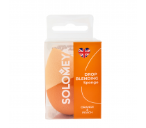 Спонж для макияжа капля, Orange&Peach / Solomeya Drop blending sponge Orange&Pea..