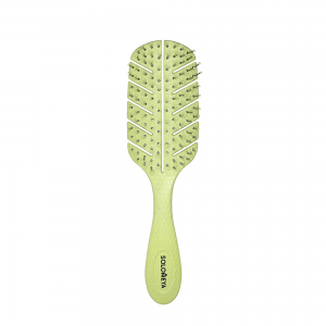 Био-расческа массажная для волос мини, зеленая / Scalp Massage Bio Hair Brush mini Green