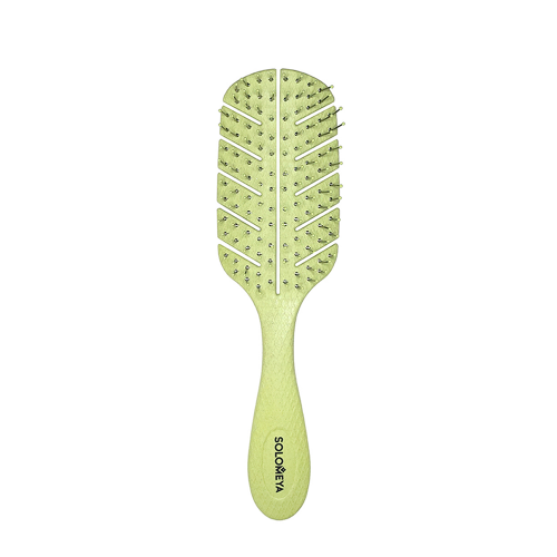 Био-расческа массажная для волос мини, зеленая / Scalp Massage Bio Hair Brush mini Green