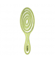 Био-расческа подвижная для волос, зеленая / Detangling Bio Hair Brush Green