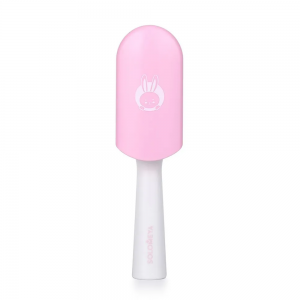 Расческа для чувствительной кожи головы в футляре, розовая / Hair Brush for sensitive scalp Pink