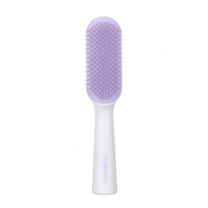Расческа для чувствительной кожи головы в футляре, лиловая / Hair Brush for sensitive scalp Lilac