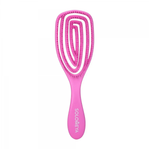 Расческа для сухих и влажных волос с ароматом малины / Wet Detangler Brush Oval Raspberry