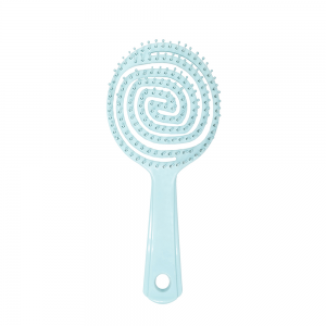 Расческа-мини для распутывания волос в форме леденца, Тиффани / Lollipop Shaped Mini Detangling Hair Brush Tiffany