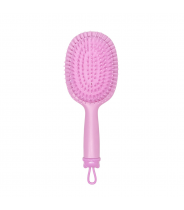 Расческа массажная для волос милый мишка, розовая / Cute Bear Massage Hair Brush Pink