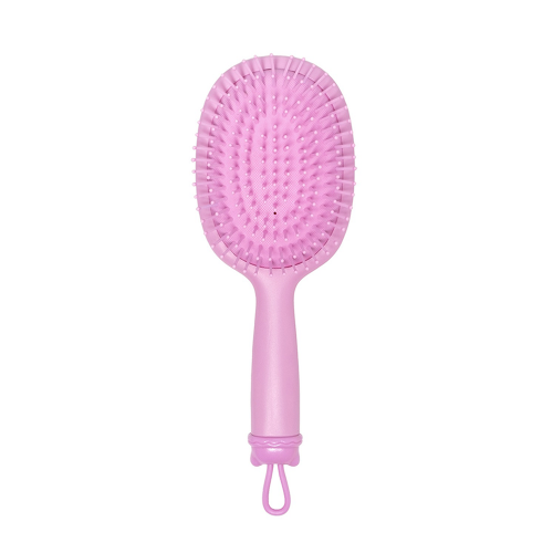 Расческа массажная для волос милый мишка, розовая / Cute Bear Massage Hair Brush Pink