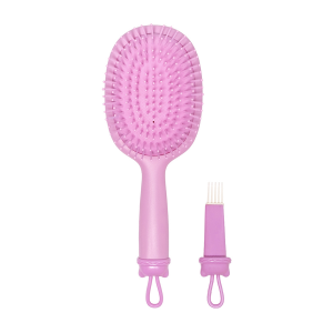 Расческа массажная для волос милый мишка, розовая / Cute Bear Massage Hair Brush Pink