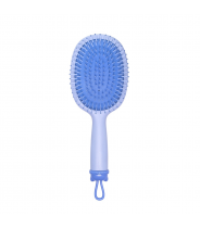 Расческа массажная для волос милый мишка, голубая / Cute Bear Massage Hair Brush Blue