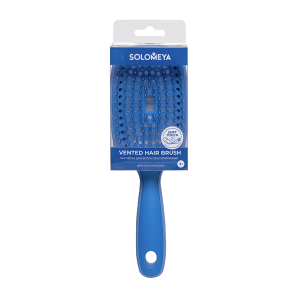 Расческа вентилируемая для волос, синяя / Vented Hair Brush Blue