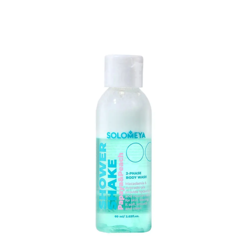Гель-шейк для душа Папайя и Персик, мини / Shower shake Papaya&Peach mini 60 мл