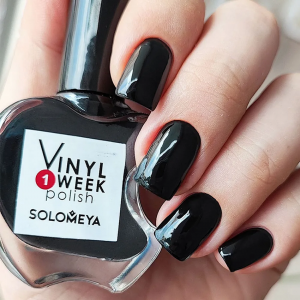 32 лак недельный / One Week Vinyl Polish Black 13 мл