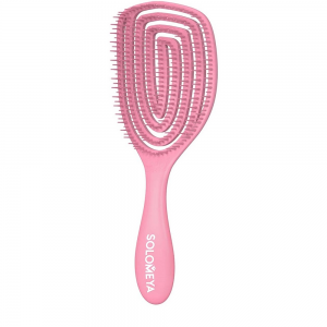 Расческа для сухих и влажных волос с ароматом клубники MZ0011 / Wet Detangler Brush Oval Strawberry