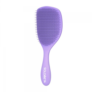 Расческа для сухих и влажных волос с ароматом лаванды MZ0015 / Wet Detangler Brush Cushion Lavender