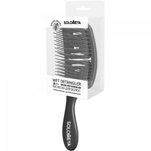 Расческа для сухих и влажных волос с ароматом винограда MZ005 / Wet Detangler Brush Rectangular  Grape