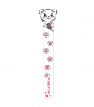 Пилка для натуральных и искусственных ногтей 180/220 Игривый котенок / Playfil Kitten Nail File