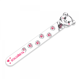 Пилка для натуральных и искусственных ногтей 180/220 Игривый котенок / Playfil Kitten Nail File