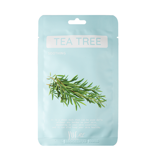 Маска для лица с экстрактом чайного дерева и гиалуроновой кислотой / Yu.r Me Tea Tree Sheet Mask